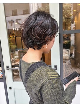 カグヤヒメ ドゥイ(kaguyahime doui) 20代30代40台 ショートパーマ くせ毛風パーマ
