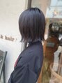 ラクヘアー 明大前(rakhair) スタイリング簡単!ぷつっとレイヤーボブ