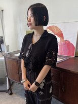 ヘアーアイストゥーレ(HAIR ICI TRE)&nbsp;ミニボブ　ぷつっとボブ　リップラインボブ　担当桜桃