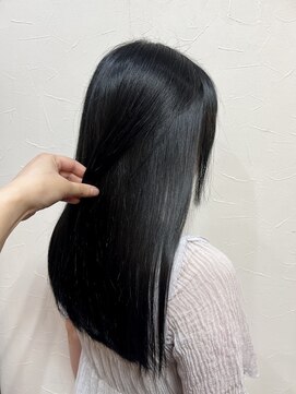 キャラ 池袋本店(CHARA) 一時的に黒髪に♪インナーカラー/地毛風カラー