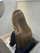 サロンドクオリア(Salon de Qualia)&nbsp;オリーブグレージュ/髪質改善酸性ストレート/オリーブベージュ R