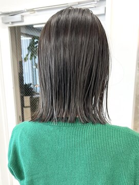 ノード(NODE) 外ハネボブナチュラル栄矢場町大人可愛い韓国ボブ透明感カラー