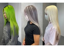 バレイヤージュ/ルーツカラー//外国人風