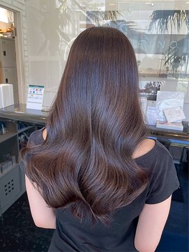 【DIFINO 青山】透明感ナチュラルブラウン/レイヤーカット