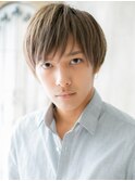ハイトーン爽やか斜めバングメンズショートZ北浦和