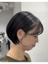ヘアスペース リズム グリーン(Hair space Rizm green) ナチュラルボブx大人ショートボブ×前髪あり 20代30代40代50代