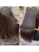 ラニハナクドウ(lanihana.kudo) #オリーブグレージュ#髪質改善トリートメント