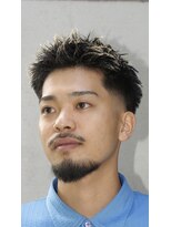 グラッシー(GLASSY)&nbsp;テーパーフェード/ツイストピンパーマ/スパイキーベリーショート