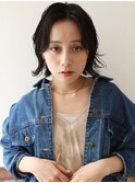肩上ボブパーマ