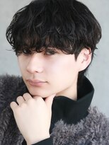エイル 北堀江(Eir)&nbsp;シャドウパーマ　無造作　波打ち　マッシュ　ダウンパーマ