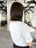 リブ(LIV)&nbsp;切りっぱなしボブ/グレージュカラー