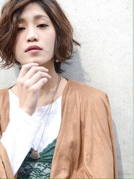 グルグル 本八幡店(GULGUL) 姫カット イメチェン 大人かわいいふんわりカールボブ 本八幡