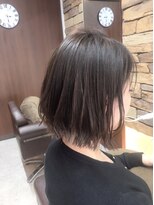 カプア 仙台駅前店(Kapua)&nbsp;似合わせカットアッシュグレージュ小顔外ハネボブ10代20代