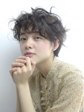 メゾンドイギー(MAISON de IGGY) 【IGGY表参道】透明感×カーリーショート＃エアリー＃グレージュ