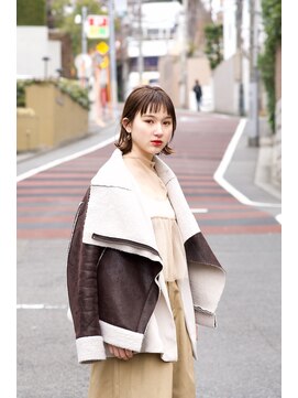 カラル(CARAL) 【CARAL】周りと差をつける☆ボブ×ナチュラルウルフ☆