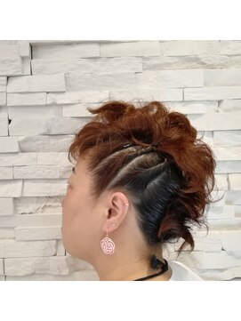 ヘアアンドスパ スロー(hair&spa slow) お祭り　ヘアアレンジ