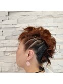 お祭り　ヘアアレンジ