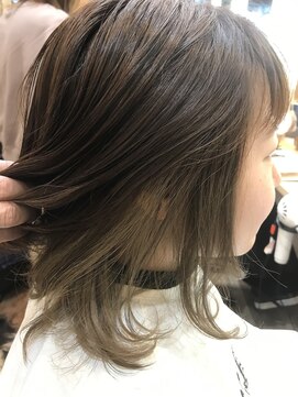 ニーナ 三軒茶屋(nina) ナチュラル系インナーカラー