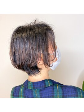 ロンド ブランシュ 錦糸町北口(Lond blanche) 【北山謙三】ワンカールパーマショートボブ