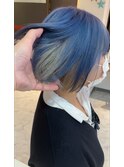 Water Blue Milk Tea