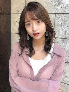 アフロート ディル(AFLOAT D'L) くびれヘア髪大人かわいい外ハネエアリーミディ20代30代40代