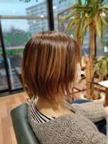 ルッカランス 王子店(Lucca Lance)&nbsp;12月　最旬グラデーションカラーの切りっぱなしスタイル