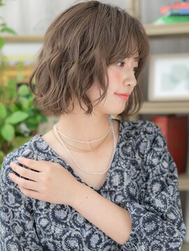 カバーヘア ブリス 戸田公園西口店(COVER HAIR bliss) ふわふわボブ＆前下がりボブ前髪カールa戸田公園20代30代40代!