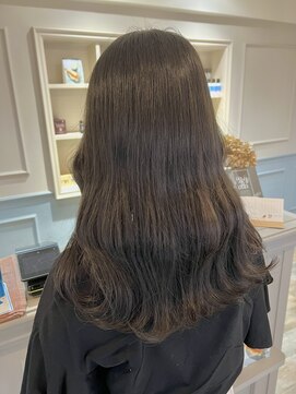 フレーム へアアンドトリートメント 天王寺北口店(FRAME) [FRAME 天王寺北口店] 艶カラー透け感グレージュ