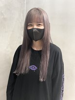 テトヘアー(teto hair) ホワイト パープル