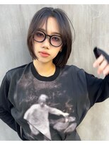 カート(Kurt) ラフに決まる！　グレージュ韓国ボブ！　英心