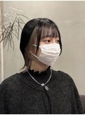 ウルフカット×インナーカラー
