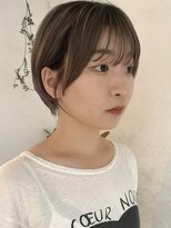 トレヘアー(tRe hair)&nbsp;ダブルカラー　20代/30代/40代/大人可愛い　ショートボブ