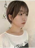 ダブルカラー 20代/30代/40代/大人可愛い ショートボブ