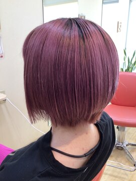 エイチエアー アルファ H'air alfa つつじヶ丘北口店 ブルベピンクカラー