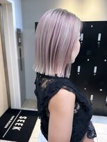 シーク 天神(SEEK)&nbsp;【SEEK 茶木】ペールピンク×パールホワイト☆ハイトーンカラー