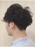メンズカット 爽やか無造作マッシュ 20代30代40代