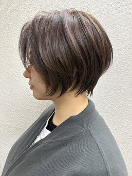 ヘアームサシ(Hair MUSASHI) くびれショートボブ