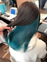 ヘアーショップ エヌアンドエー 幸手店(hairshop N&A) うる艶ロングストレート インナーカラー