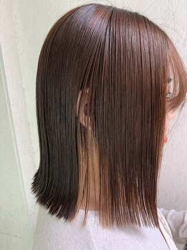 ロマンヤカタ ファース(ROMAN YAKATA fars) 髪質改善　うるさらストレート　切りっぱなしボブ@田代4/30