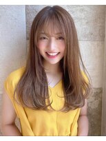 プアメリア 名古屋(Puamelia) ブリーチなし 前髪縮毛矯正 オージュア レイヤーカット