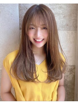 プアメリア 名古屋(Puamelia) ブリーチなし 前髪縮毛矯正 オージュア レイヤーカット