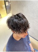 メンズスパイラルパーマ
