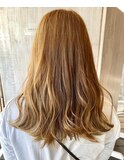 髪質改善+ロングカール