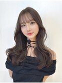 セミロング 大人レイヤー