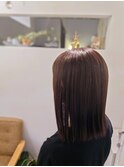 透明感◎パープルブラウンカラー
