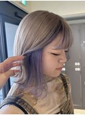 #noi_style ホワイトベージュ×ラベンダーインナー