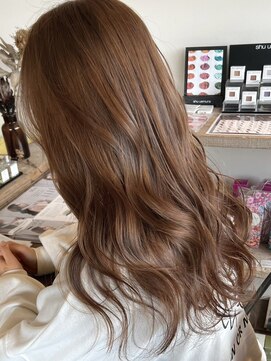 ミルシンク(1005mille cinq) ダブルカラー/ヘーゼルベージュ/ヘーゼルブラウン