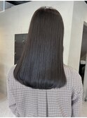 ブリーチなし透明感カラーラベンダーグレージュ夏カラー/今枝