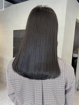 ヘアー アイス ルーチェ(HAIR ICI LUCE) ブリーチなし透明感カラーラベンダーグレージュ夏カラー/今枝