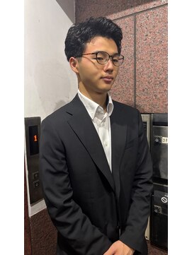 サロンドミルク 溝の口店(salon de MiLK) ビジネスショート×ワイルドパーマ